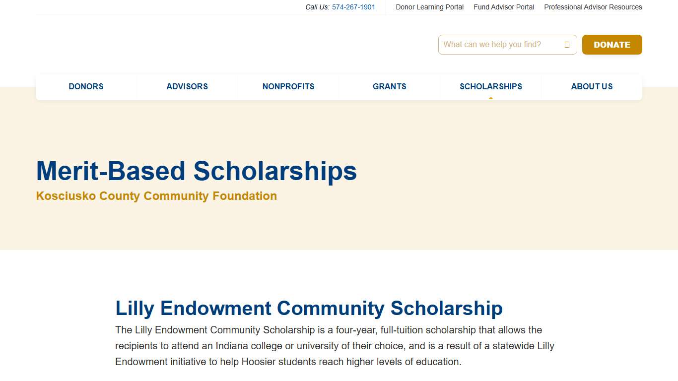 Merit-Based Scholarships